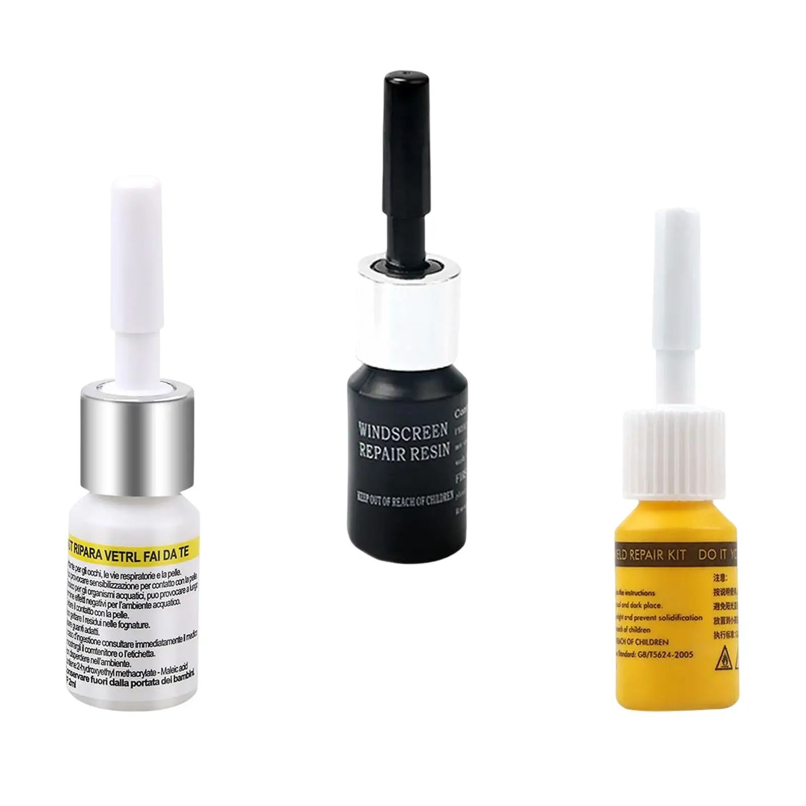 Car Window Repair Tool Resin Liquid Glass Break Fix for Autos Chips Cracks Efficient Maintenance