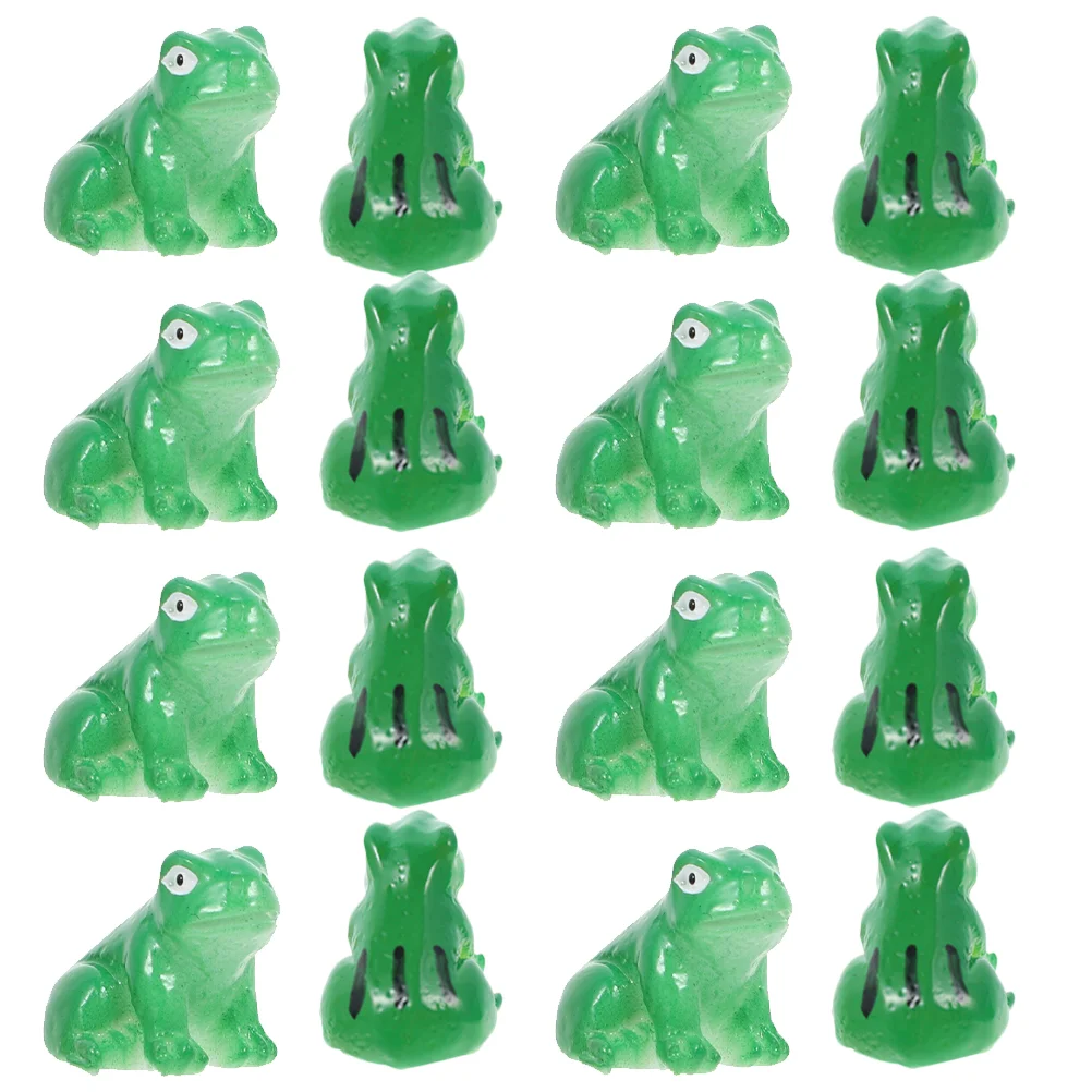 

Resin Frog Figurine Animal Ornament Garden Decors Mini Ornaments Miniature Figurines Small Statue Educational Outdoor