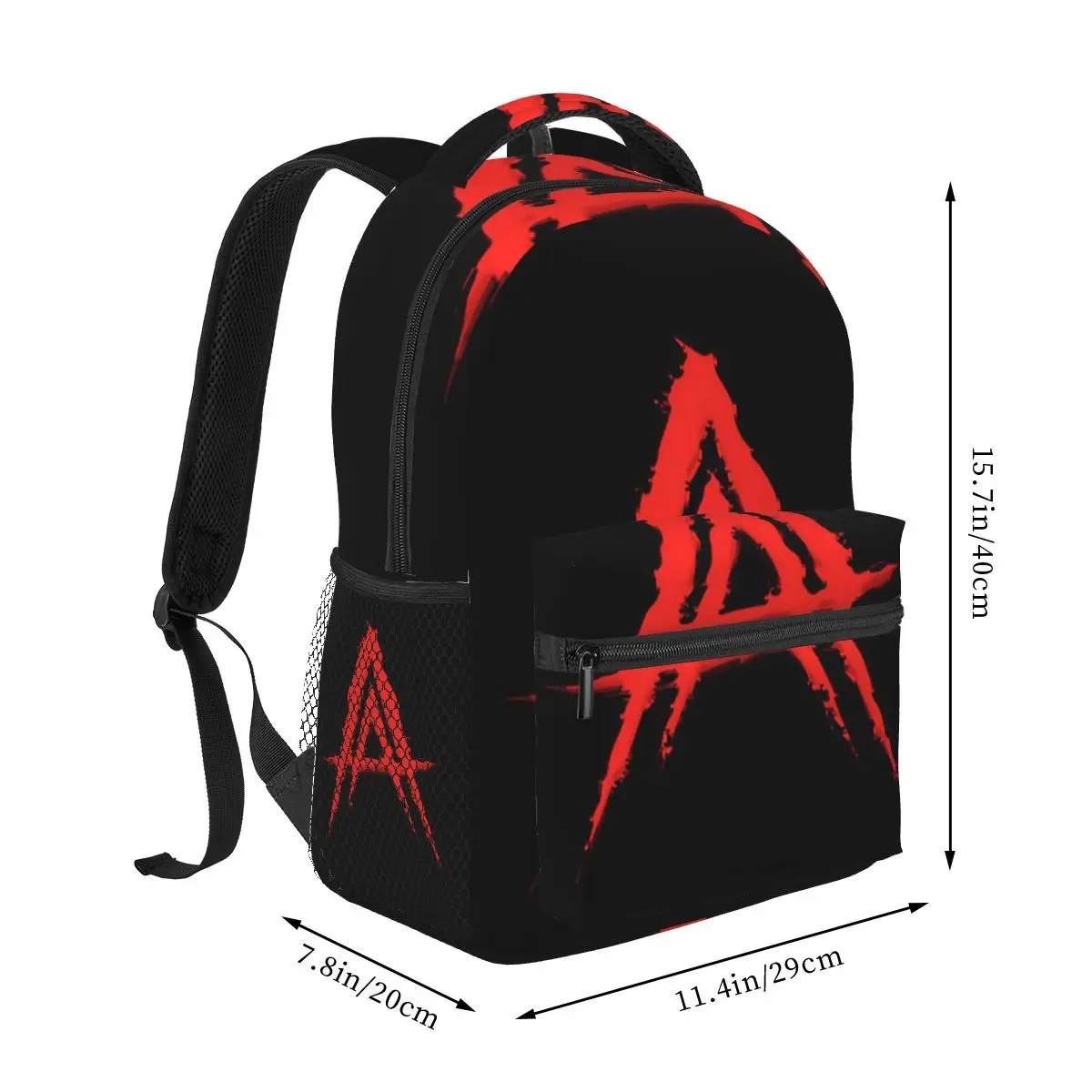 Rapper Anuel AA World Tour Student Backpack School Bag Hiking Travel Daypack for Boys Girls Fashion Bookbag Shoulder Bags