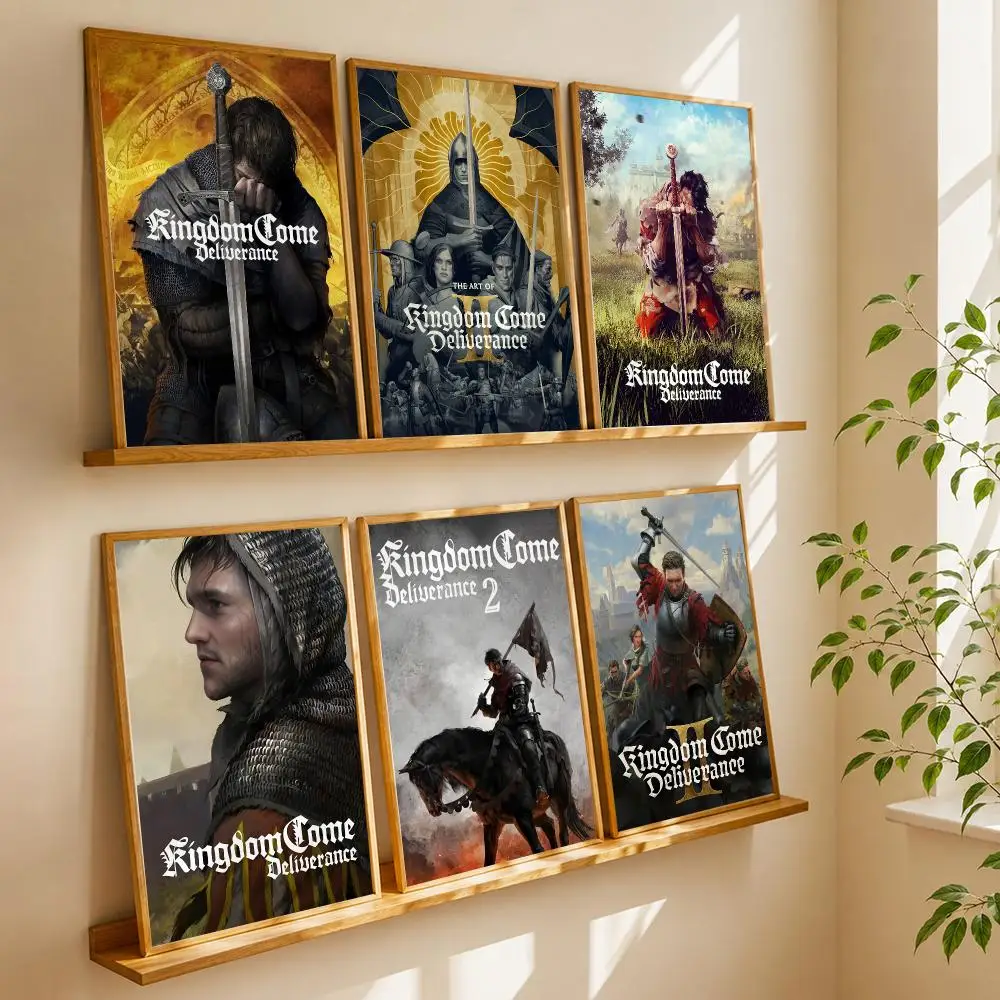 K-Kingdom C-Come D-Deliverance 2 Poster HD Home Wall Stickers House Hallway Living Room Bedroom Bar Office Decor Art Prints
