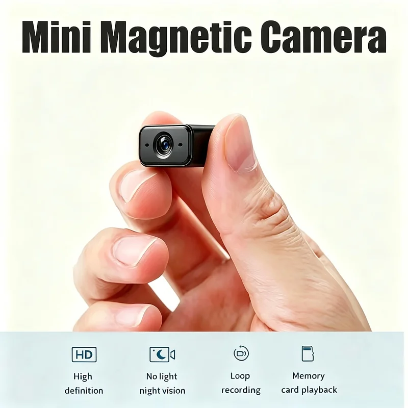 2026 Latest Mini WiFi Camera. Features Remote Live Viewing Via Mobile Phone, One-way Audio Reception, Motion Detection gallery 2