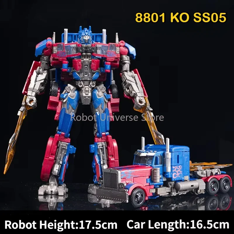 Transformator Spielzeug BaiWei 8801 SS05 KO Optimus Roboter Verformung Modell OP Commander 18 cm Action Figur Legierung Auto Kinder Junge geschenk