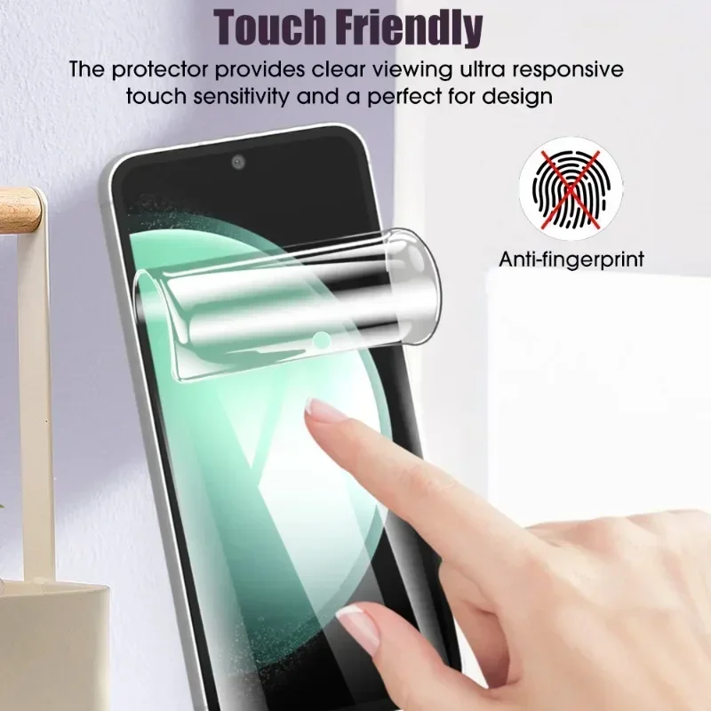 For Samsung Galaxy S23 FE Hydrogel Protective Film Non-breakable Flexible TPU Screen Protector for Samsung S23FE Not Glass Film