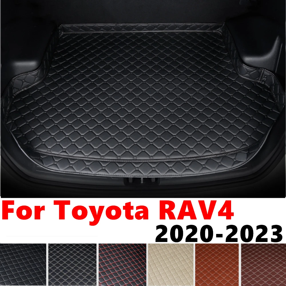 High Side Car trunk mat for Toyota RAV4 2023 2022 21 2020 Tail Boot Tray luggage Pad Cover Rear Cargo Liner Interior Accessories