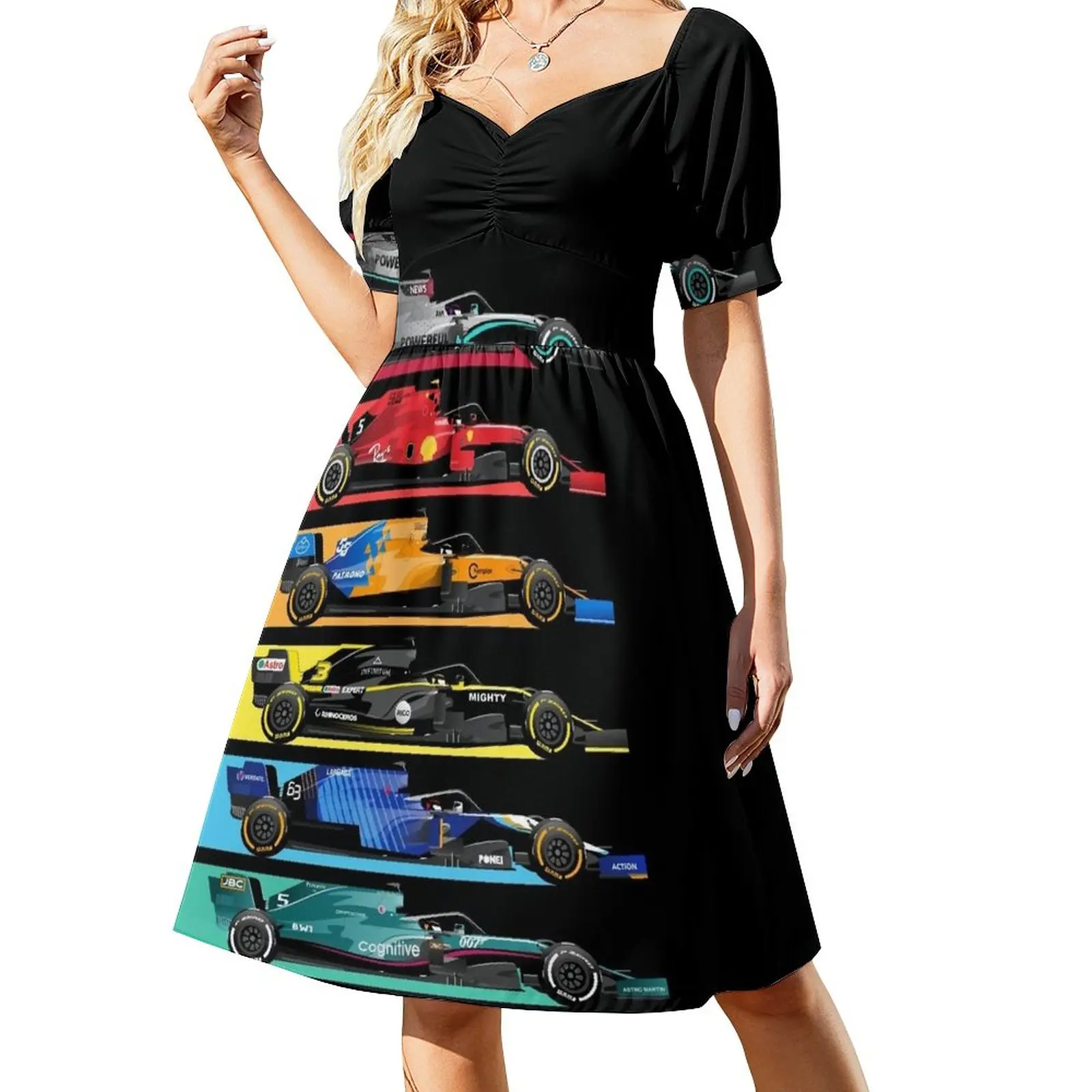 

Formula Racing Cars 2023 Sleeveless Dress summer clothes for women Dress women