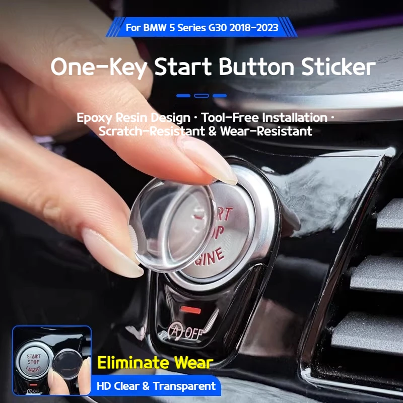 

For BMW 1 5 6 Series X3 G30 G32 G01 G02 F52 G07 G12 2018-2024One-click activation button for glue-protected interior accessories