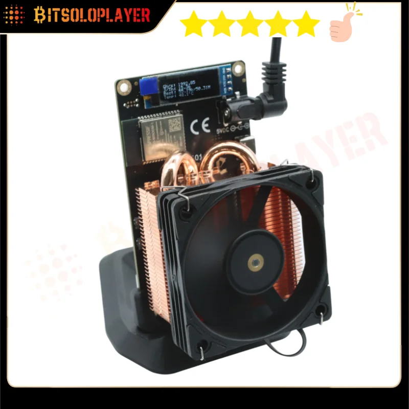 2026 New Bitaxe Gamma600 1.9T 30W Newly Upgraded BM1370Chip SHA256 Algorithm, Ultra-Low Temperature, Ultra-Quiet Home Miner