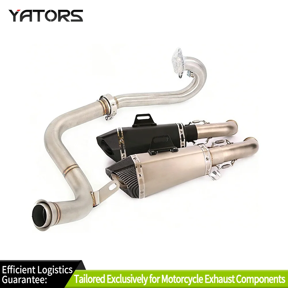 Exhaust System Modified Header Muffler Tips For Duke 390 250 125 RC390 2017-2020 Exhausts Pipes