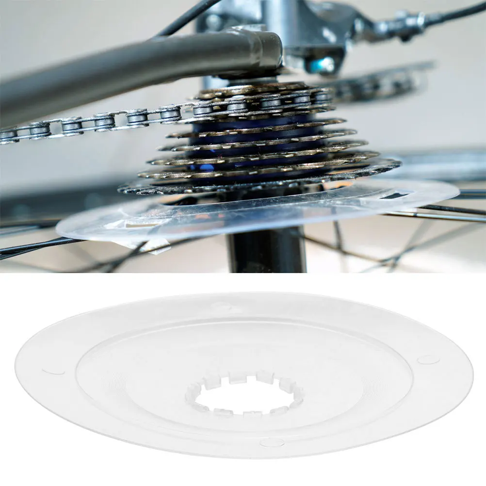 

4pcs Mountain Bike Accessories Flywheel Guard Transparent Bike Chain Cover For Road Mountain Bikes Durable Lightweight Reusable