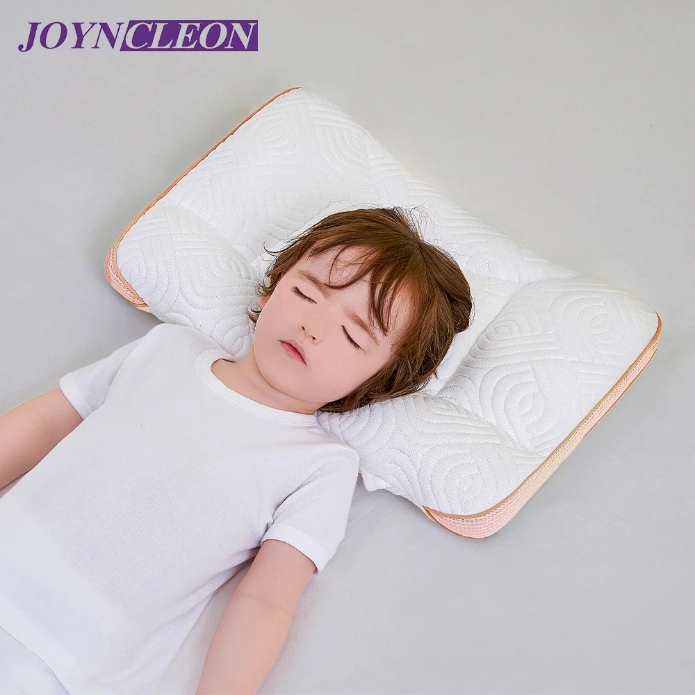 Weiches Babykissen, bequemes Samt-Kissen für Neugeborene, Baby-Schlaf-Kopfstütze, atmungsaktives Babykissen „Mom's Love“, 5 Trennwände