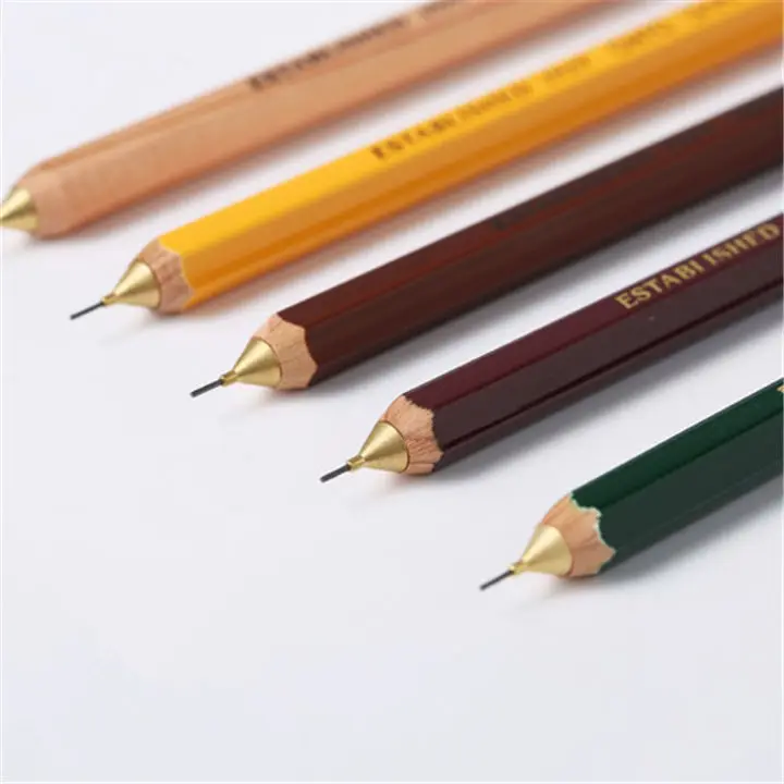 

Japan OHTO Hexagon Wood Mechanical Pencil 0.5mm Lead APS-280E Japanese Stationery Crayon Kawaii Pencil School Student