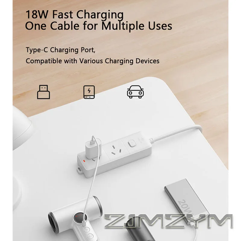 Wireless Hair Dryer 30000 Rpm High-Speed Dry Cold Warm Wind Home Dormitory Travel USB Charging Hair Dryer