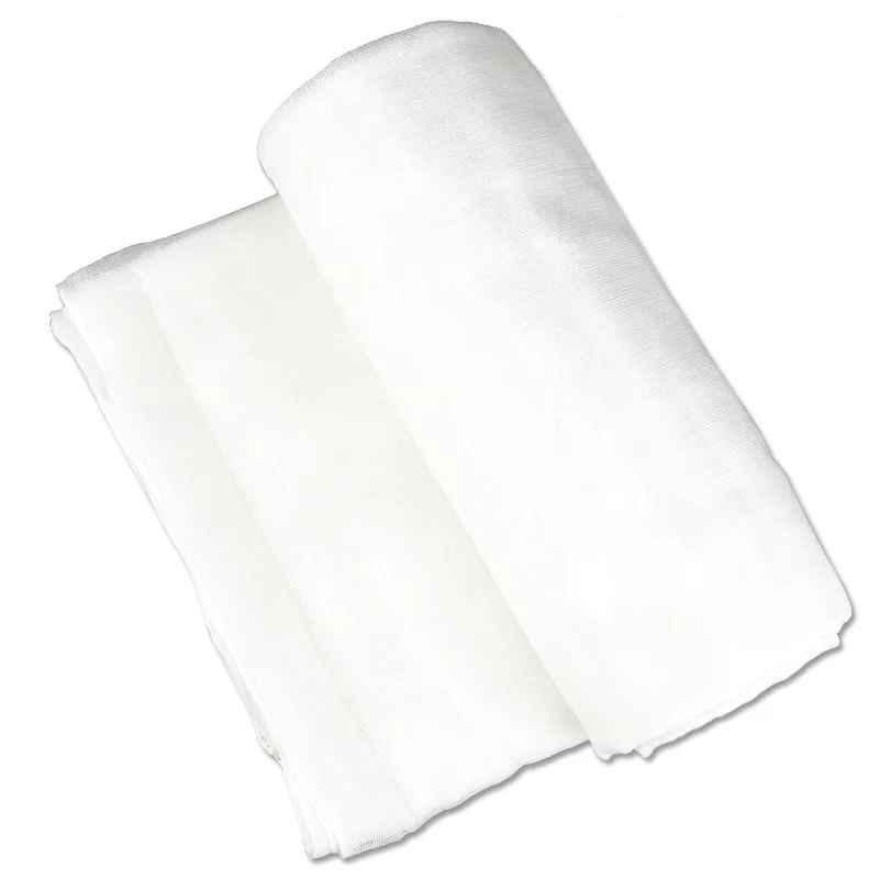 Medical Absorvente Algodão Gaze Pad, Bloco Ferido Gaze Peças, Hemostasia, Curativo Fixação Bandagem, Primeiros Socorros, 80cm x 8m, 1Pc