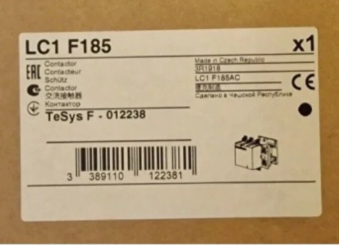 Brand New Original LC1F185 AC Contactor LC1-F185 Coil 48V 110V 220V 380V Silver Contact LC1F185M7C  Fast Delivery
