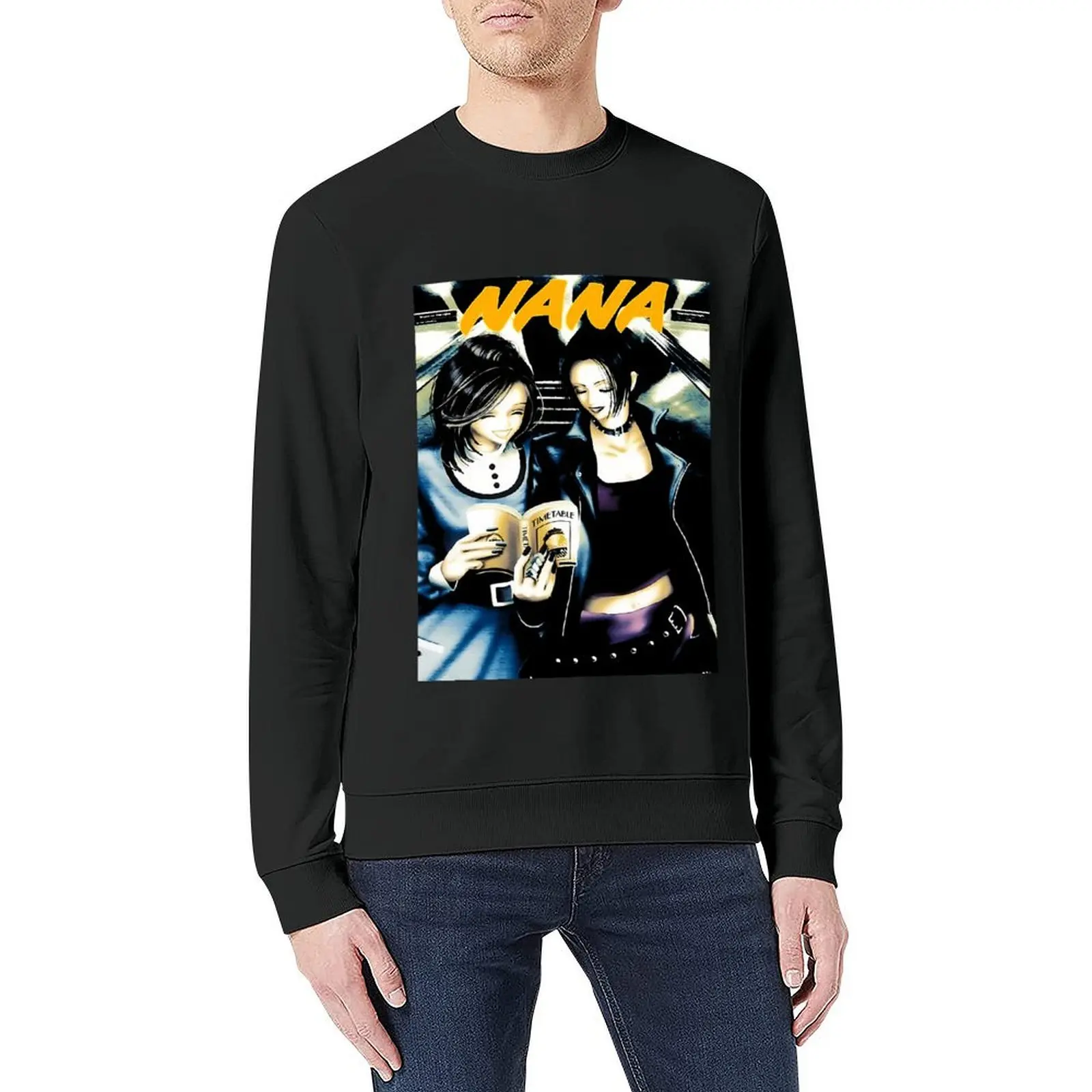 نانا أوساكي بلوفر بأحجار سوداء ملابس رجالية معطف رجالي ملابس رجالية خريف منتجات جديدة جديدة في بلوزات