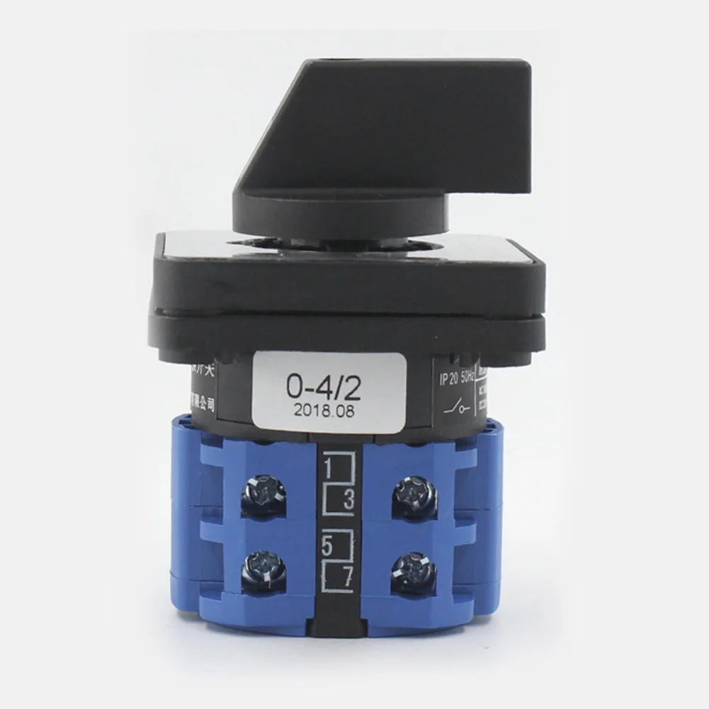 

5-позиционный поворотный кулачковый переключатель для LW2620 с 4 клеммами, медными деталями и контактами из серебряного сплава для надежной работы