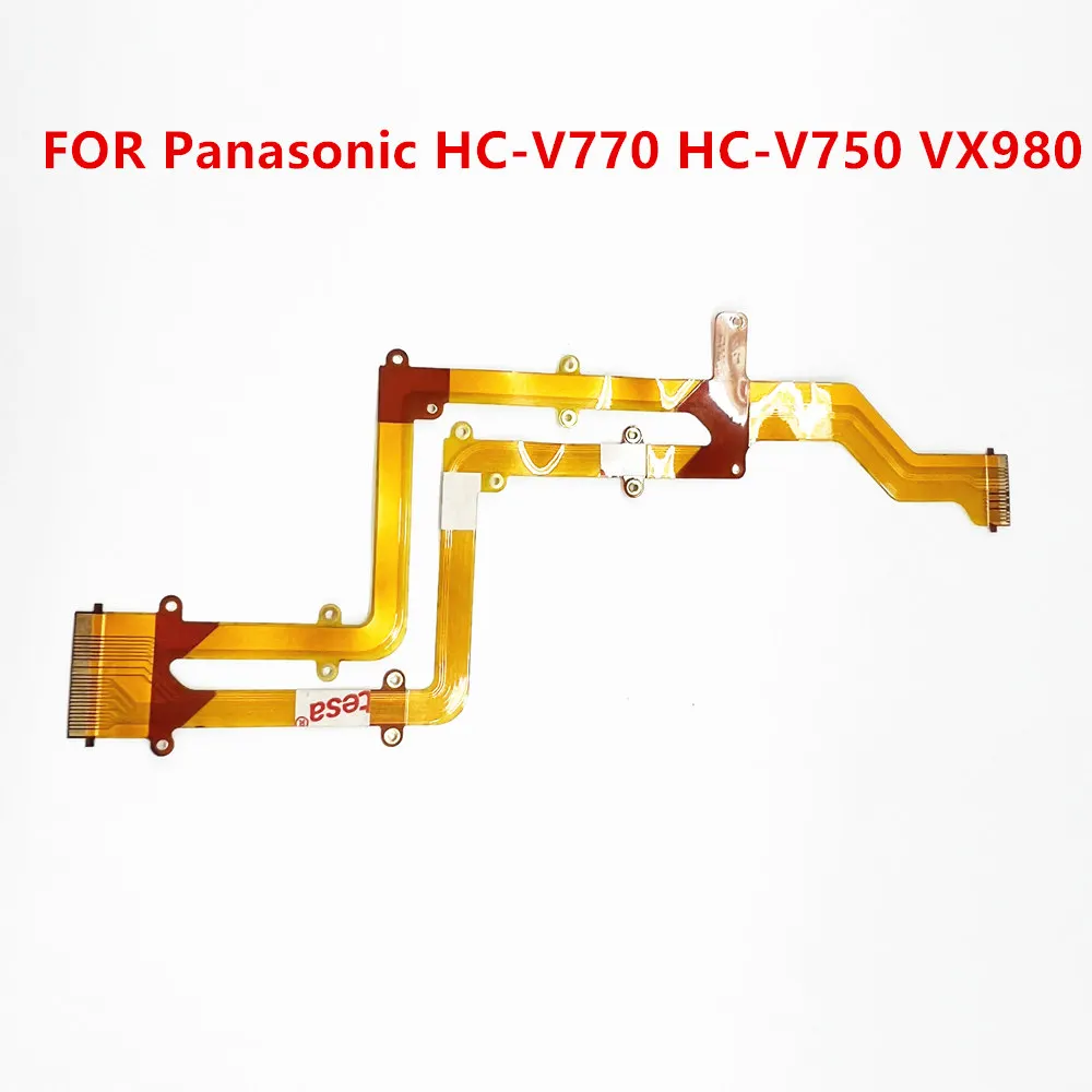 LCD 힌지 플렉스 스크린 케이블 디스플레이 FPC, 파나소닉 HC-V770 HC-V750 VX980 카메라 예비 부품, V750 V770 VX980, 신제품