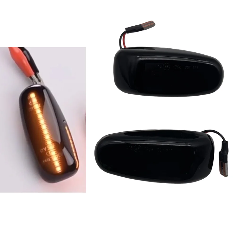 

Новые 2 шт. светодиодные динамические боковые габаритные огни указателей поворота, индикаторные лампы для Mercedes Vito W638 W210 Vario W670 Vaneo W414 W124 W208