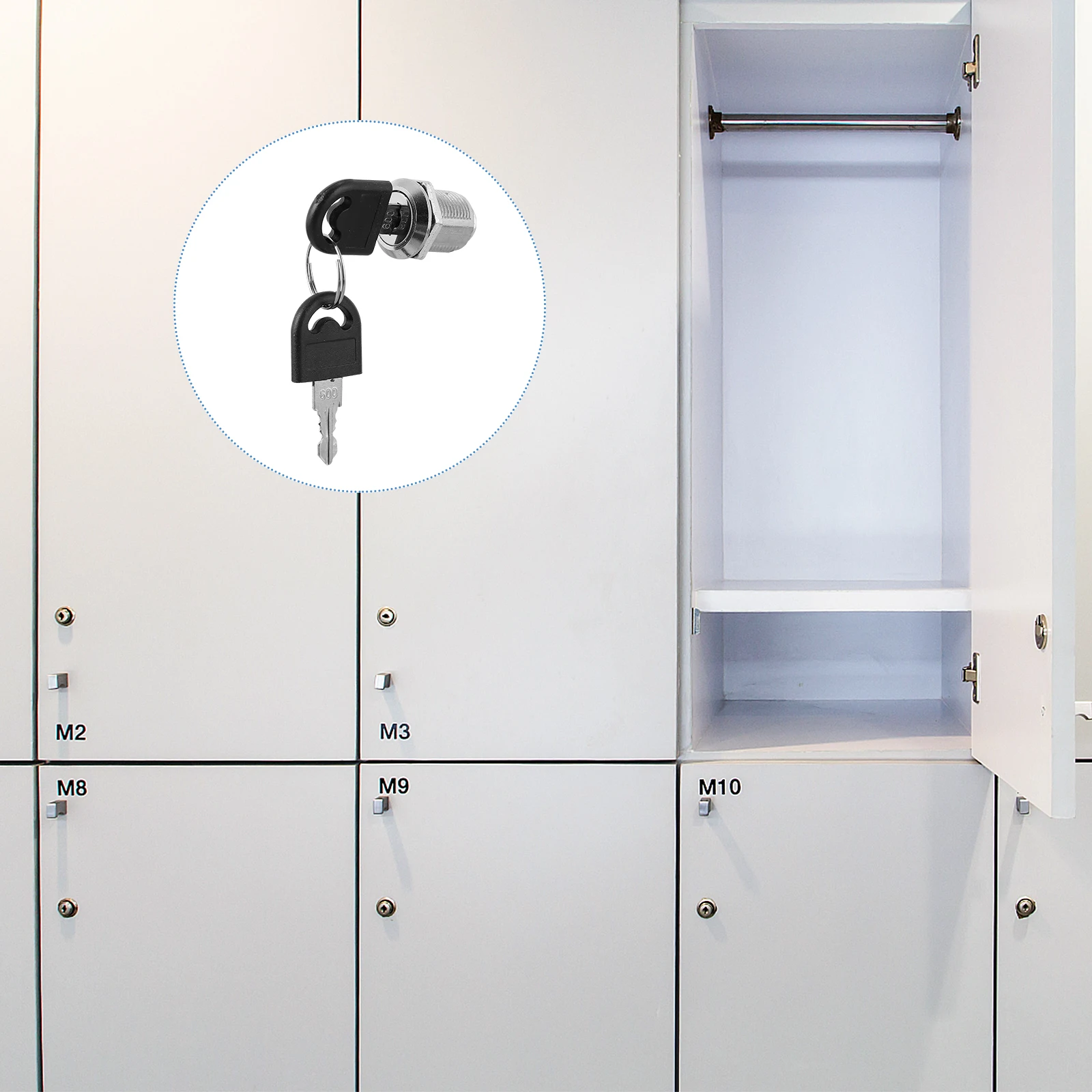

5pcs Alloy Mailbox Lock Cupboard Lock Security Cabinet Letter Box Drawer Safety Residential Storage