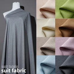 Fashion Luxury Suit Fabric Anti-wrinkle By The Meter for Skirts Clothing Sewing Stretch Plain Dresses Textile Comfortable Twill
