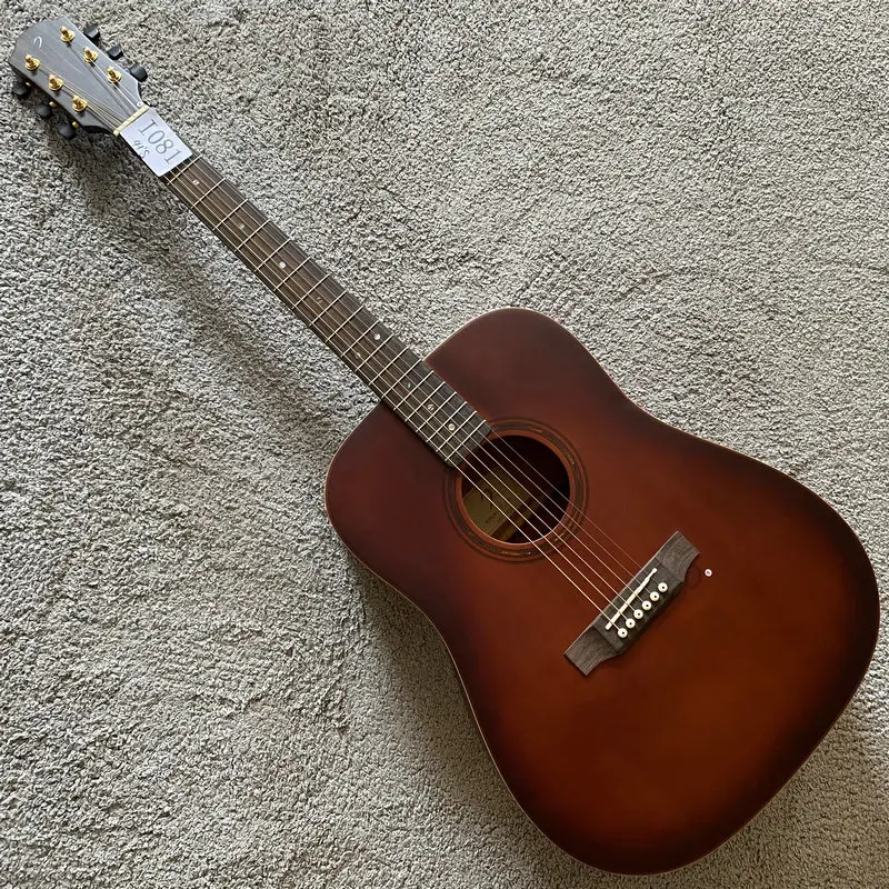 I081 Mexico Made Neck Genuine Hohner 41'Acoustic Guitar Solid Top Order Sample Made in Taiwan China with Tiny Defaults Sales