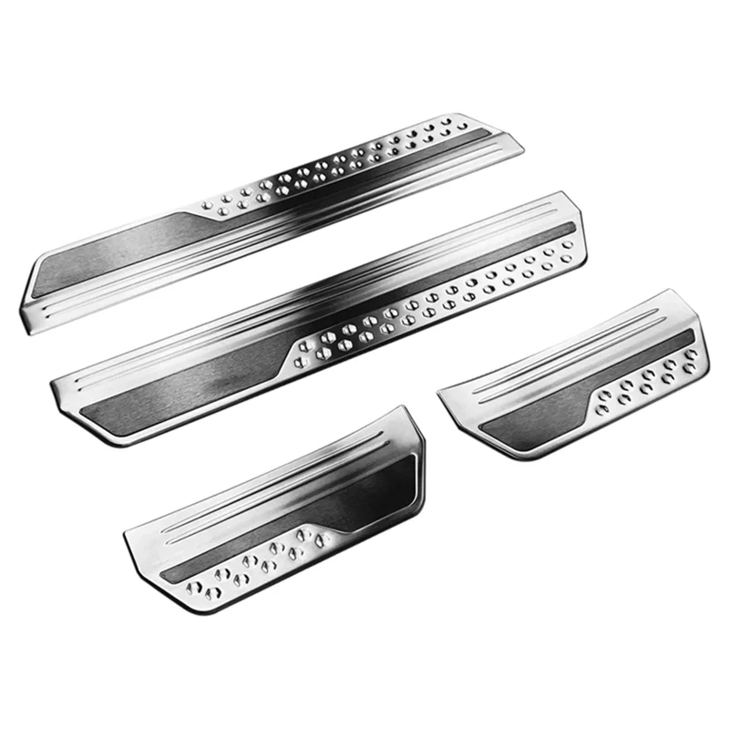 

NEW-Door Sill Scuff Plate Guard Protector Cover Trim For Honda Vezel HR-V E:HEV 21-22 Exterior Outer Welcome Pedal Guard B Parts