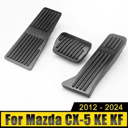 For Mazda CX-5 CX5 CX 5 KE KF 2012-2021 2022 2023 2024 Car Footrest Pedal Gas Fuel Accelerator Cover Brake Clutch Pedals Pads