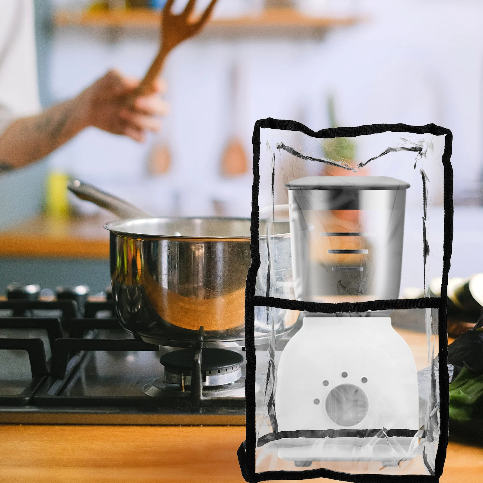 

Practical Kitchen Appliance Mixer Cover PVC Stand Mixer Dust Protection Anti-Scratch Juicer Cover High Kitchen Stand Protector