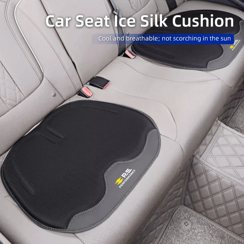 Car Summer Ice-Silk Seat Cover Apple-Shaped Cushion Interior Accessories For Renault Megane Clio Kadjar Captur Sandero Duster