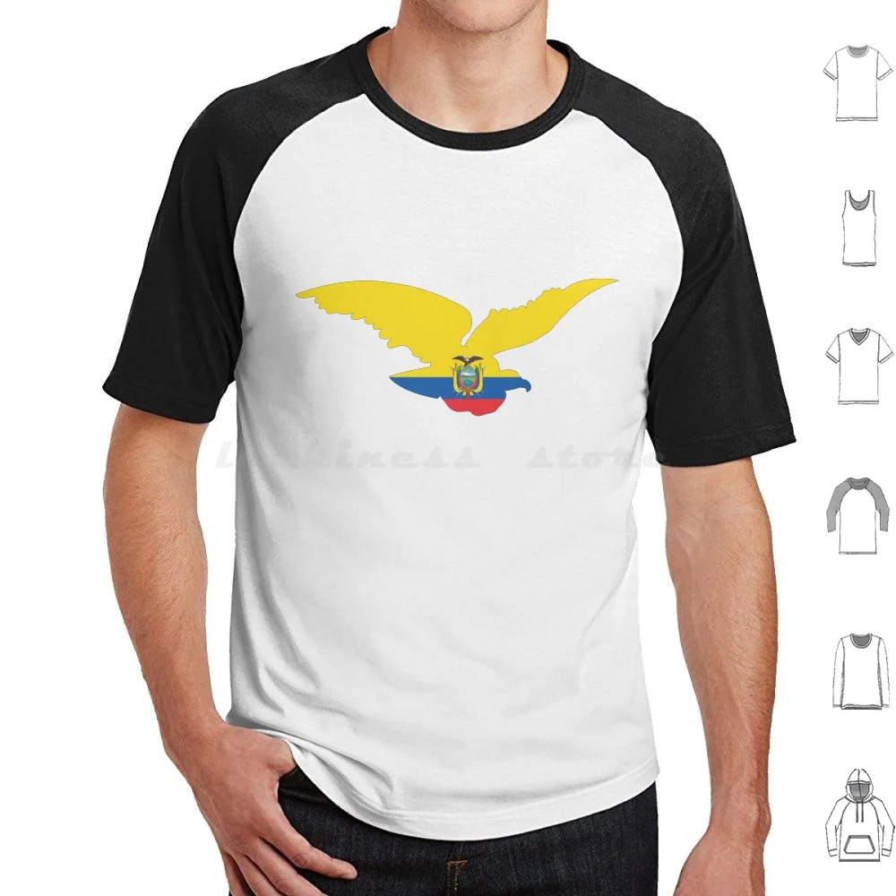 Flag Condor Of Ecuador T Shirt Cotton Men Women Diy Print Flag Condor Of Ecuador Flag Of Ecuador Condor Of Ecuador Flag Condor