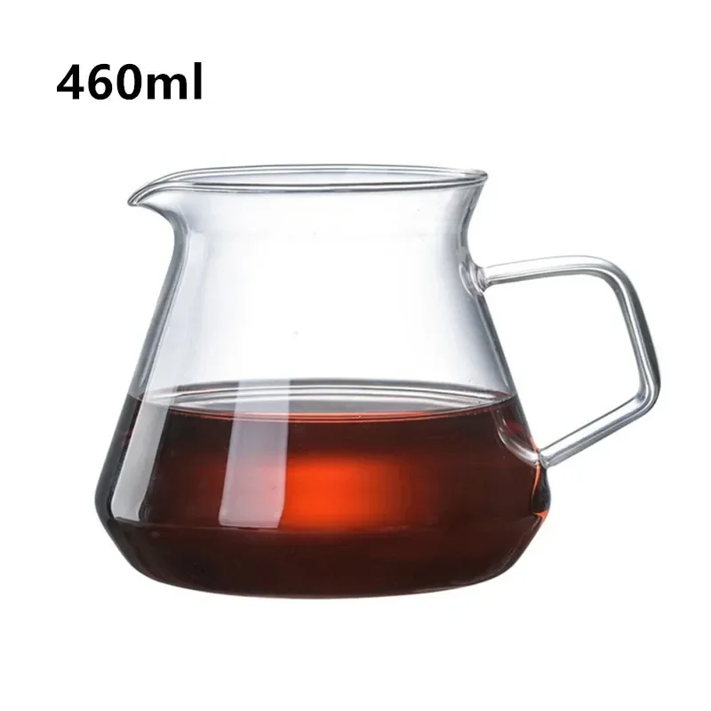 Heat-Resistant Clear Glass Tea Pitcher, Square Creative Chinese Tea Set Accessory, Chahai, Milk Glass Coffee Pot, Water Jug