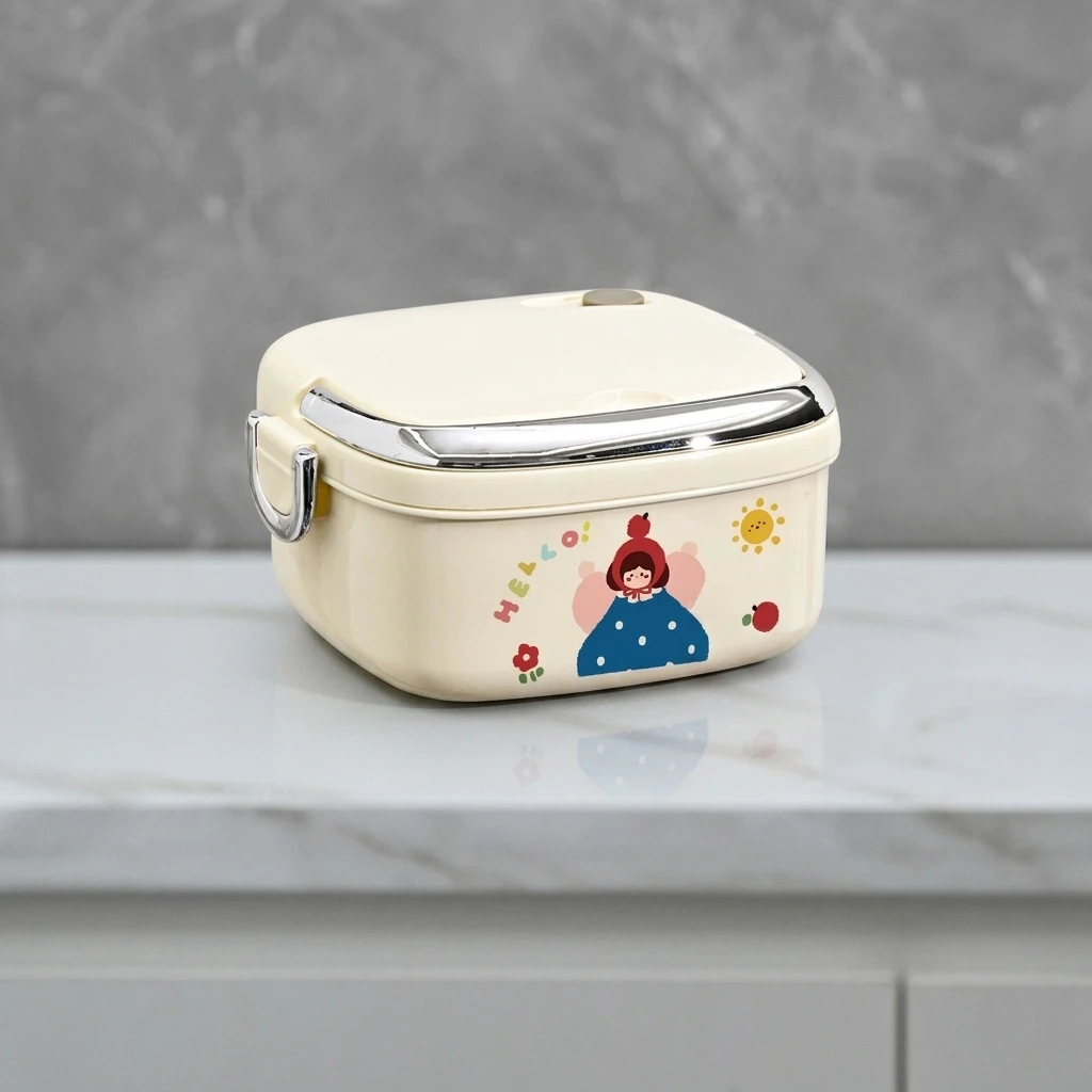 316 Stainless Steel Bento Box For Kids And Adults With Leak Proof Design And Heat Preservation Function