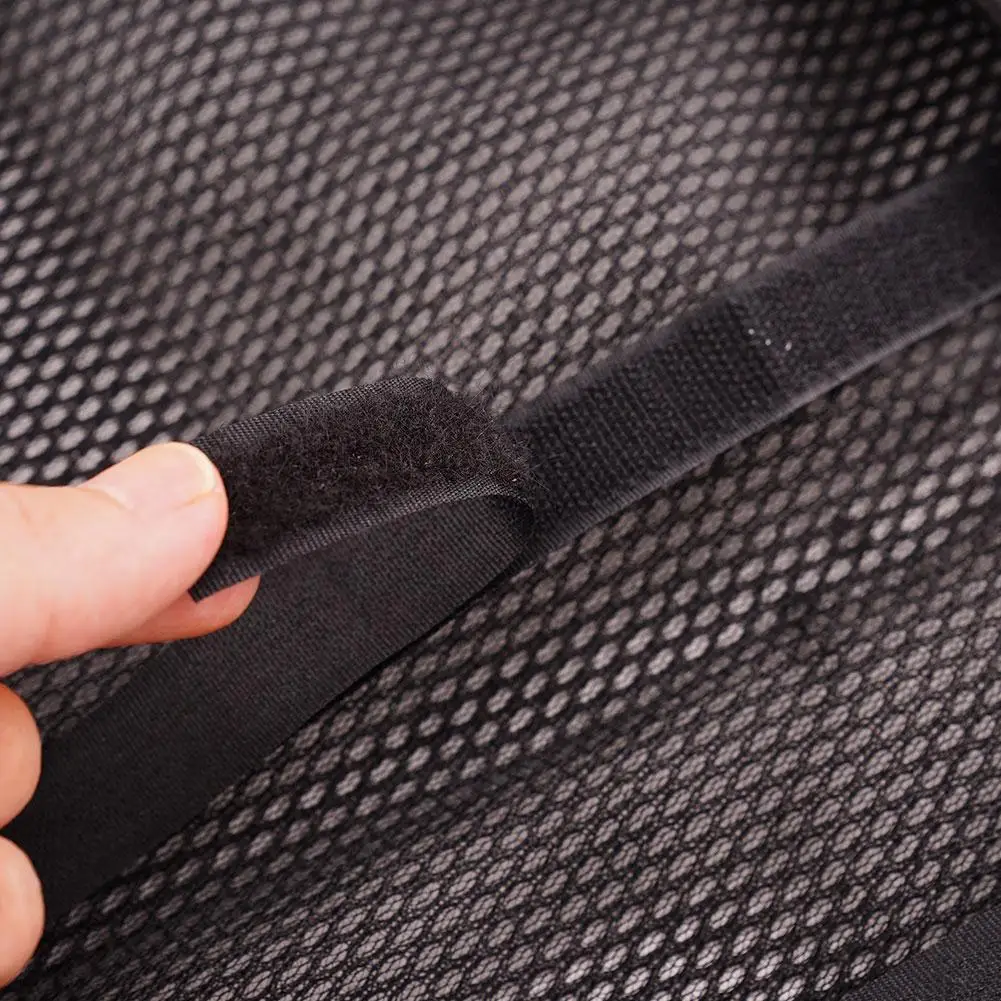 دراجة نارية ثلاثية الأبعاد شبكة النسيج المضادة للانزلاق وسادة سكوتر مقعد الدراجة وسادة الكهربائية الصيف تنفس غطاء صافي يغطي مقعد جديد كوف O4W7 #6