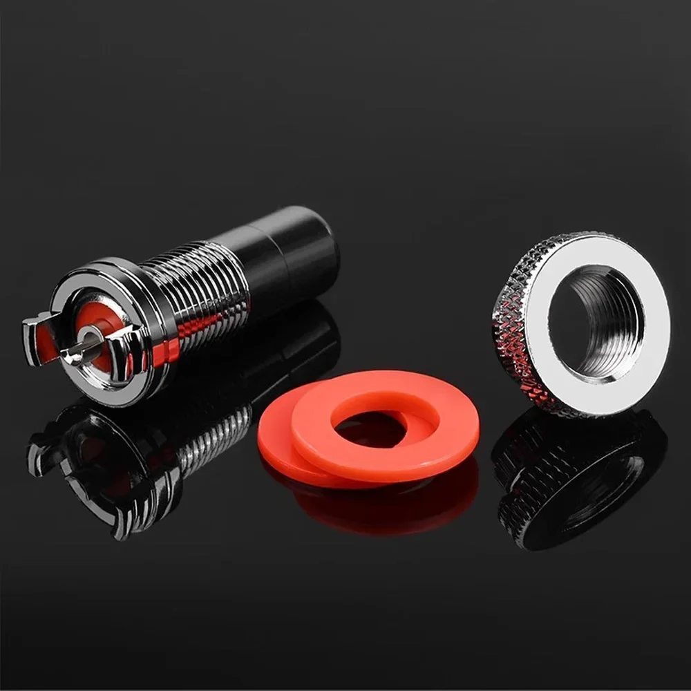 8PCS Audio Lautsprecher Terminal RCA Stecker Buchse Chassis Audio Jack Rot Schwarz Zyklus Solder Stecker Conector – Detail 11