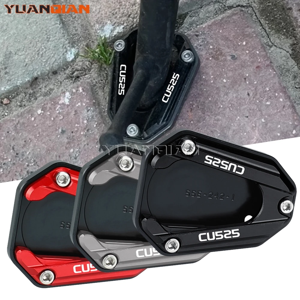 

For VOGE CU250 CU525 CU625 2023 2024 2025 2026 CU 625 Motorcycle Kickstand Foot Side Stand Extension Enlarger Support Plate Pad