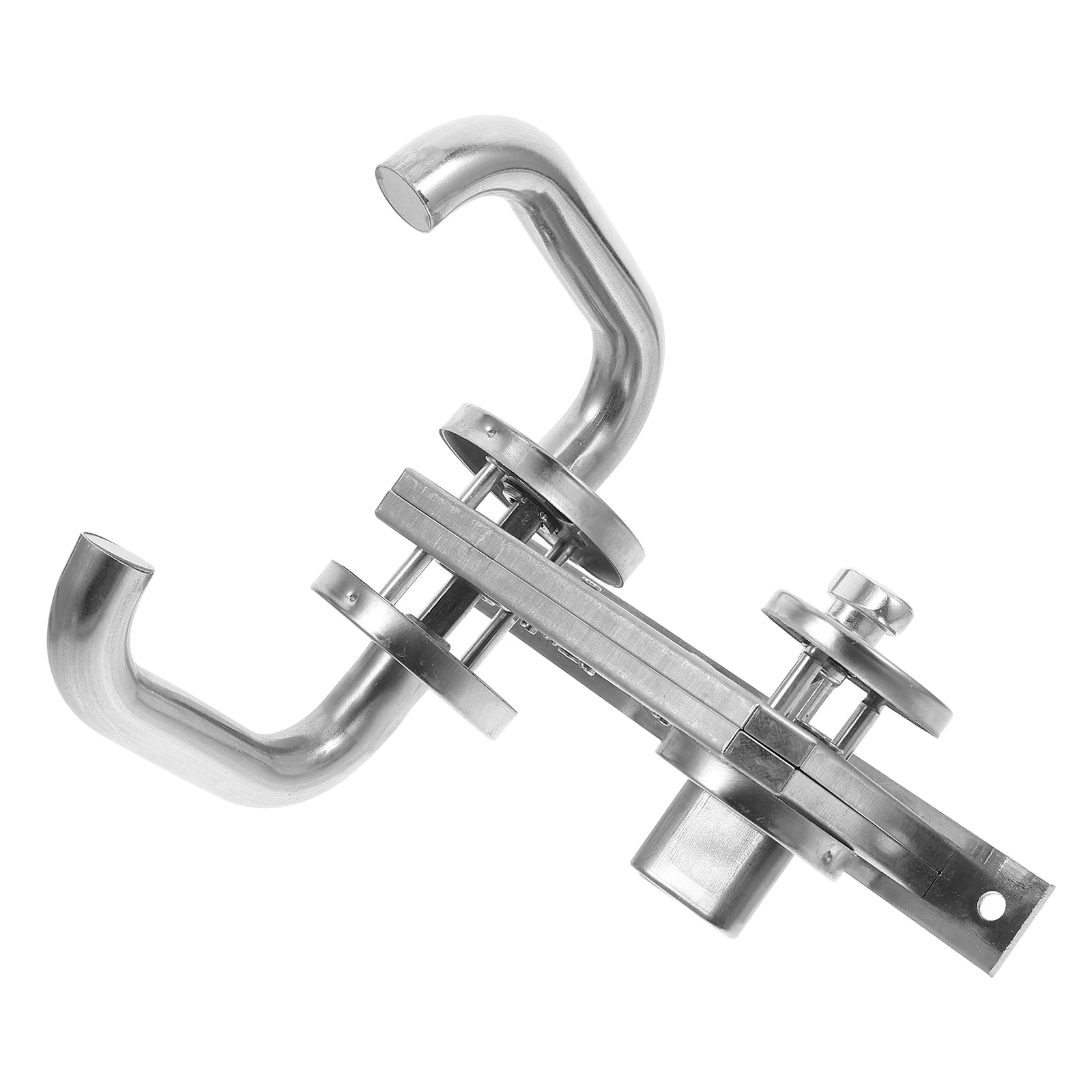 

1 set Fire Door Lock Aisle Fireproof Safety Emergency Stainless Steel Antitheft Corridor Passage Security Lock Door Handle