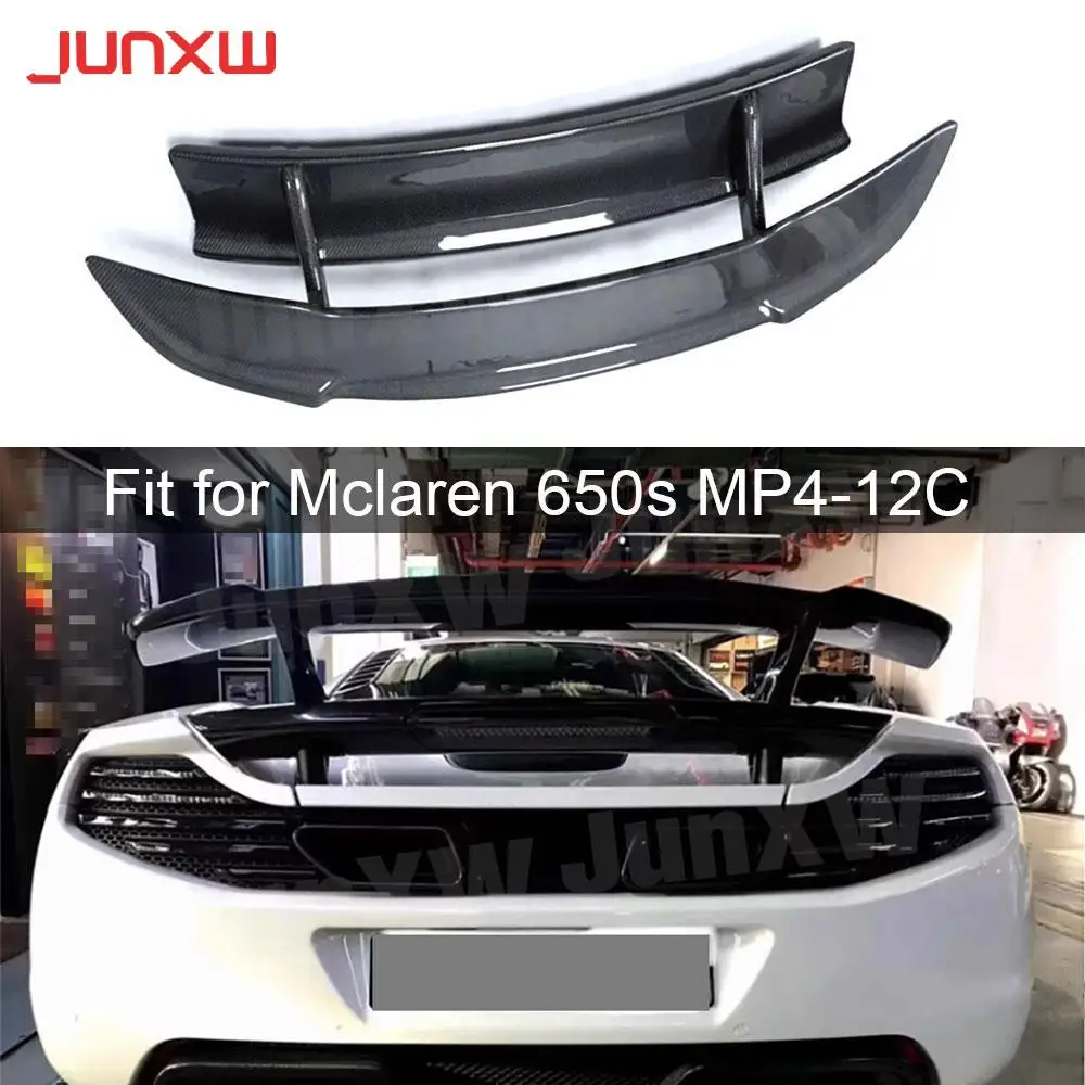 

Carbon Fiber Rear Tail Spoiler Boot Trunk Wings For Mclaren 625C 650S MP4-12C FRP Auto Racing Car Body Kit Styling