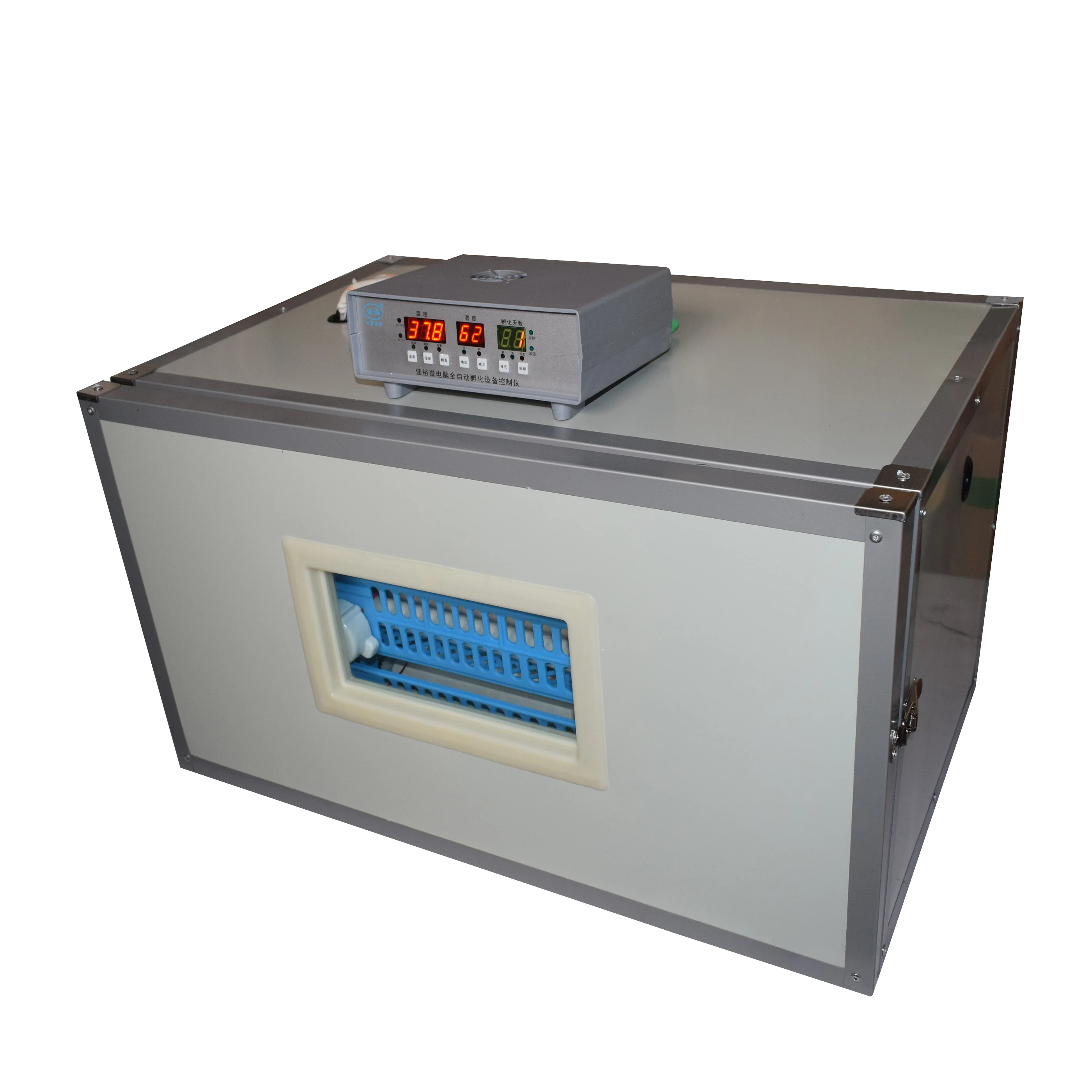 Newly Listed Stainless Steel Digital Automatic Temperature Humidity Display Incubator 98% Hatching Rate for Farm Use Chicken)