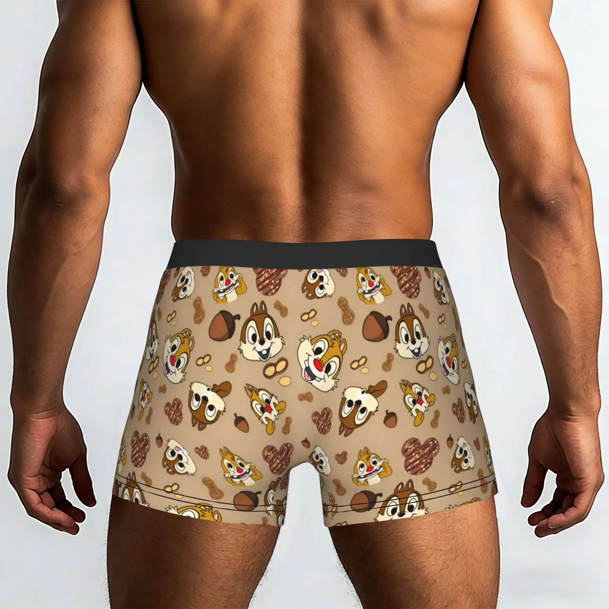 Custom Chip Anime D-Dales Boxer Shorts For Homme 3D Printed  Underwear Panties Briefs Stretch Underpants