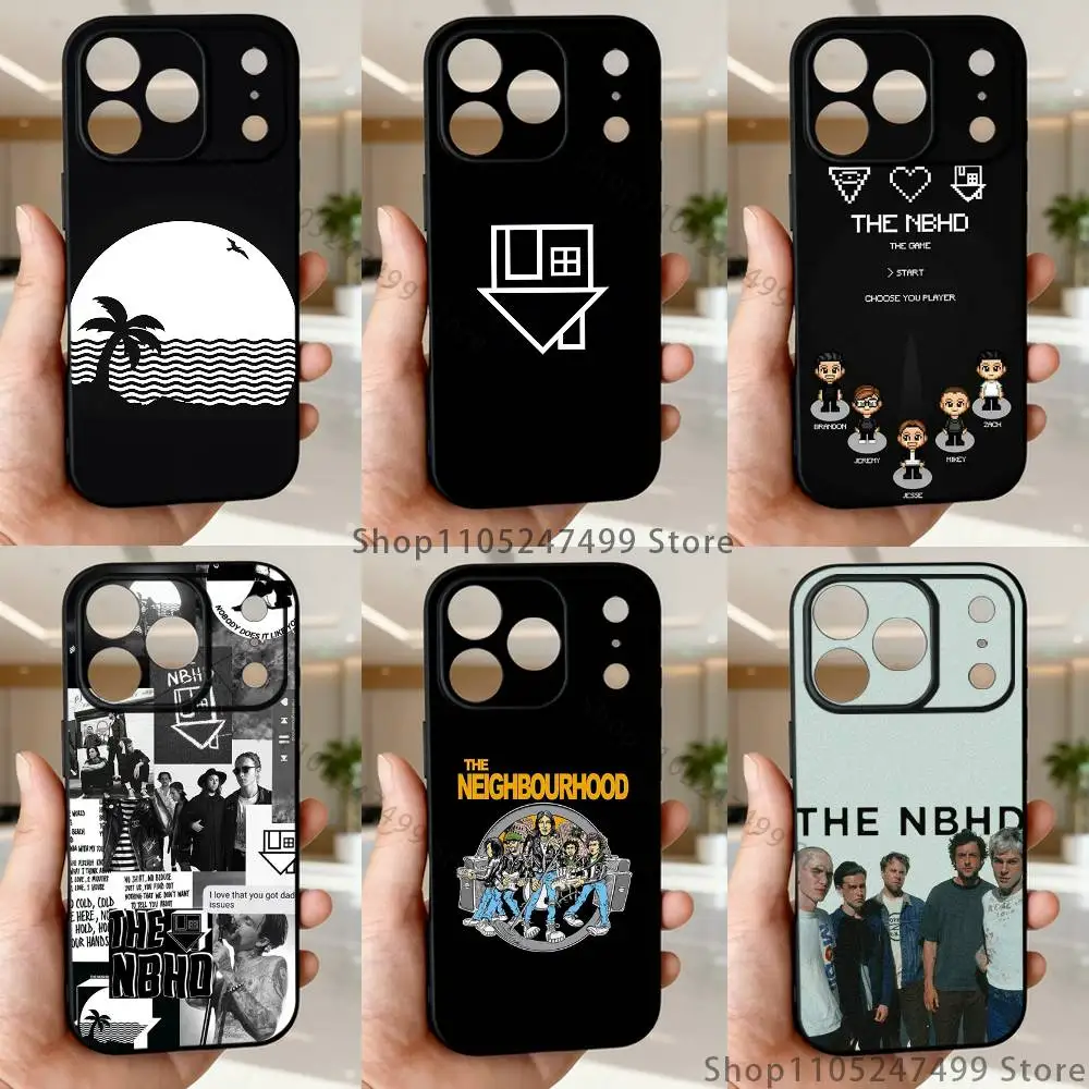 

Band The N-Neighborhood N-NBHD Phone Case For iPhone 17,16,15,14,13,12,11,Pro Max,XSX,,XR,SE,Mini,8,7,Soft Silicone Black Cover