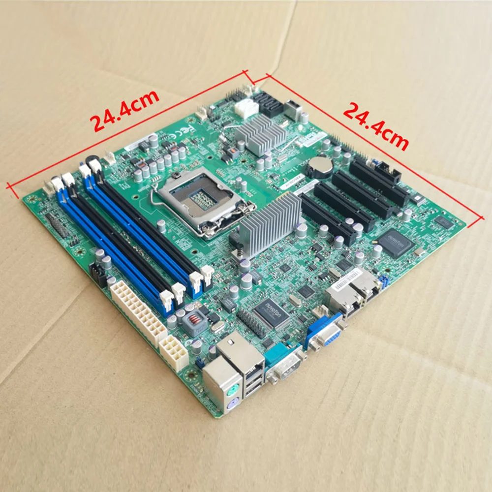 Para placa-mãe de servidor supermicro lga1155 c204 e3 i3 teste perfeito antes do envio X9SCM-IIF
