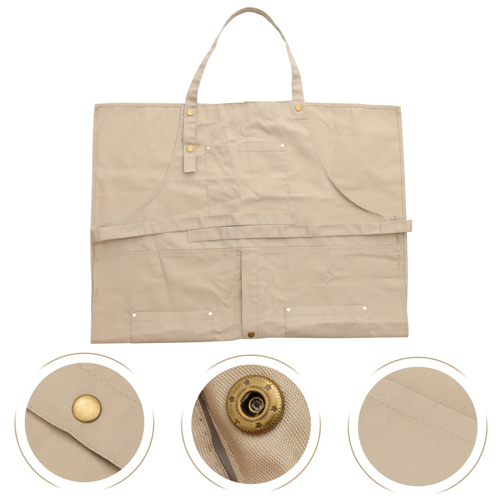 Pottery Apron Paint Canvas Gardening with Pockets for Women Woman Artist Aprons