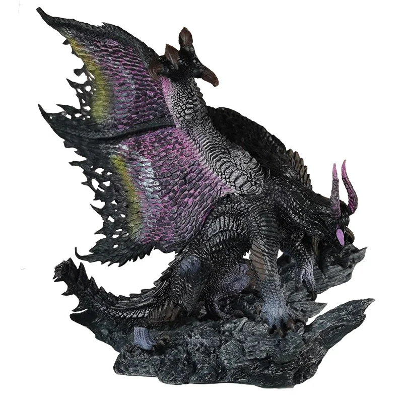 21cm Monster Hunter Anime Figure Gore Magala CFB Figures Black Erosion Dragon Figurine Model Pvc Statue Doll Ornament Kid Toys