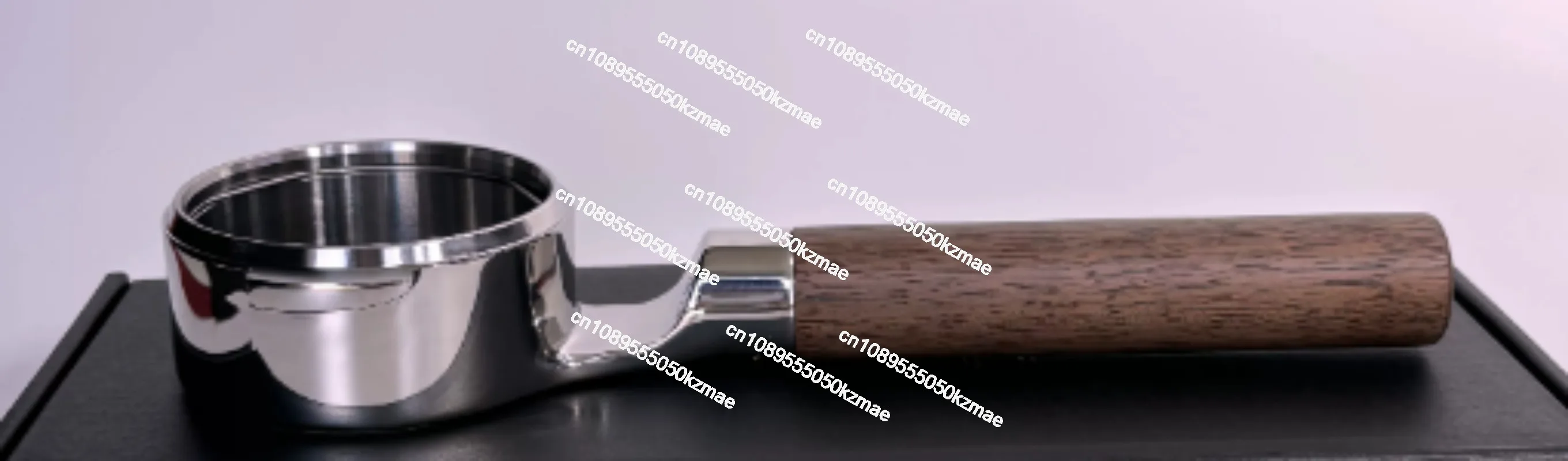 Bottomless Coffee  Flat Base Black Walnut Handle 400g Fit E61 & Modular Espresso Machine
