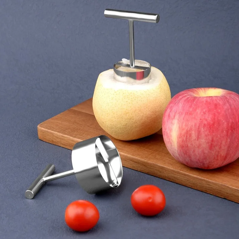 

Форма для рисовых шариков, фруктовый сердечник, груша, яблоко, большой резак для сердцевины из нержавеющей стали, сепаратор для кухонных аксессуаров