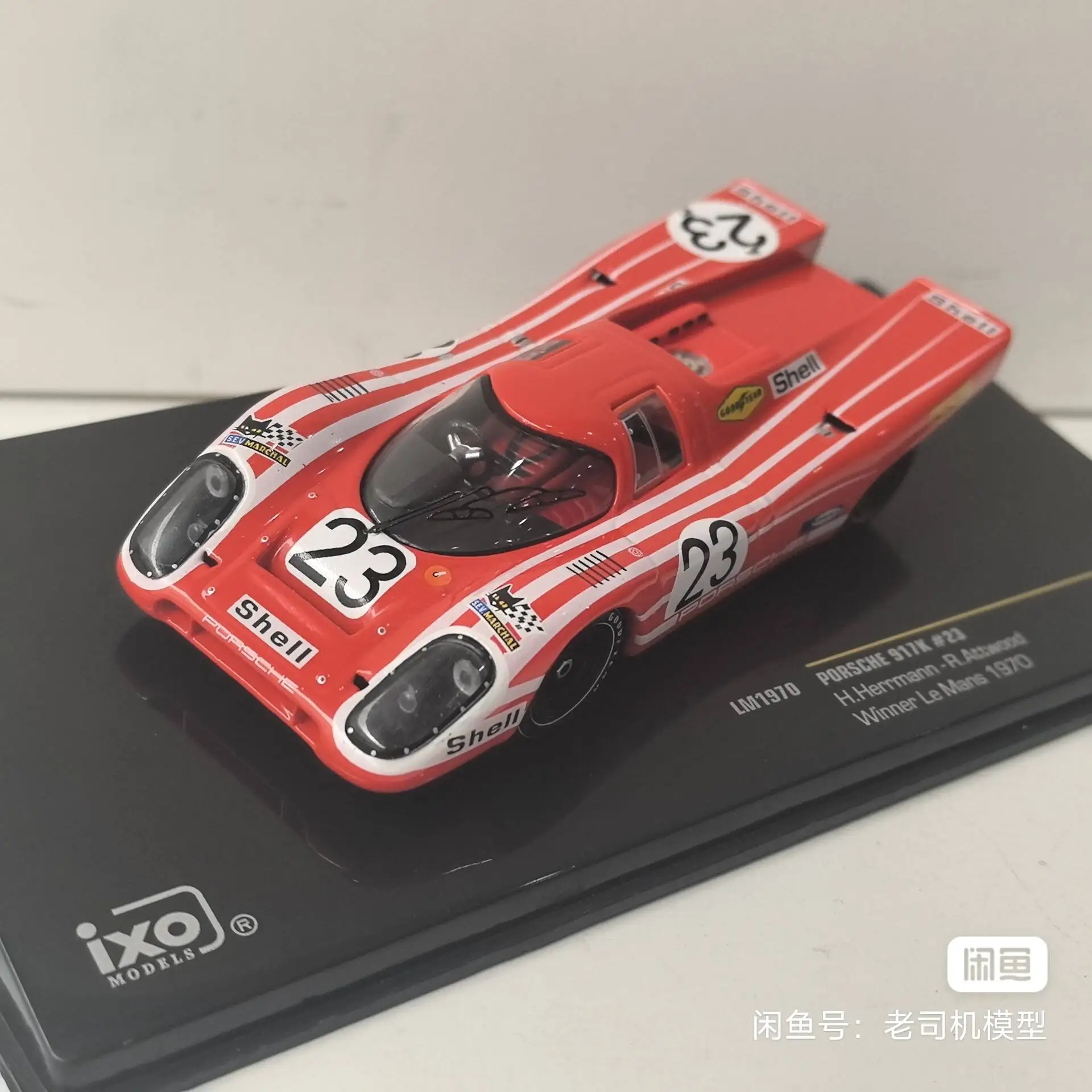 

Diecast IXO 1/43 Scale PORSCHE 917K #23 1970 24H Alloy Car Model Collectible Toy Gift Souvenir Display Ornament