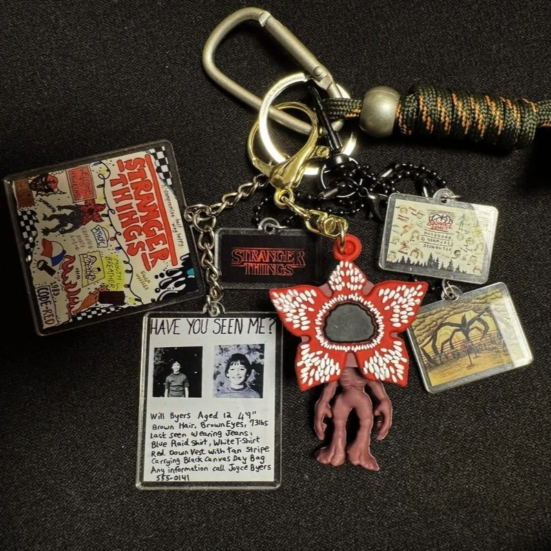 

Брелок «Очень странные дела», сумка, очаровательный держатель для карт, модная игрушка из аниме-фильма, подарок для друзей, рюкзак, аксессуар в стиле хиппи