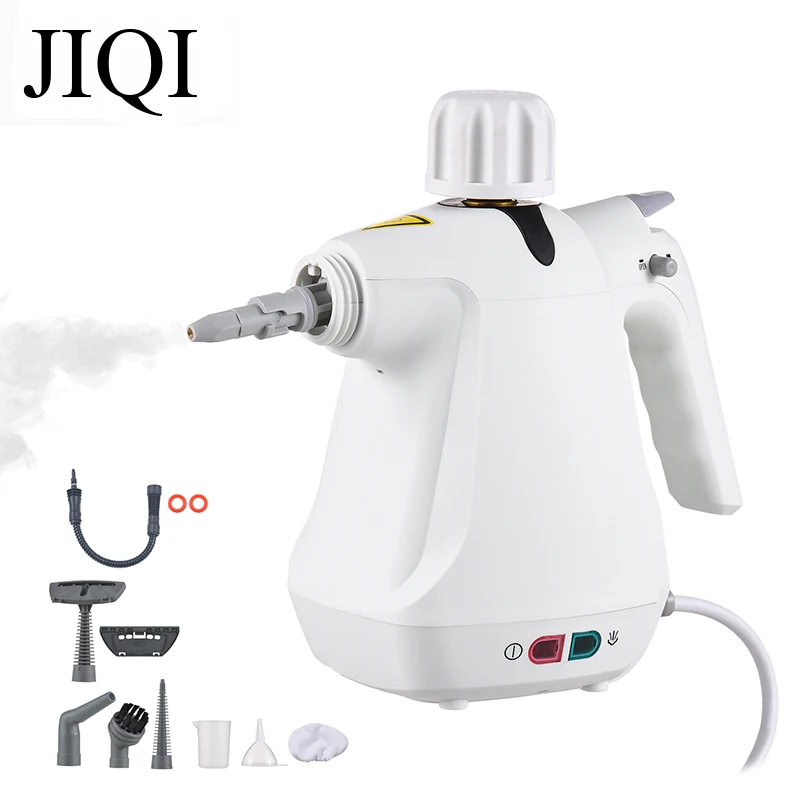 JIQI High Temperature Steam Cleaner Disinfector Mop Handheld Range Hood High Pressure Steamer Cleaning Machine Brush 110V 220V