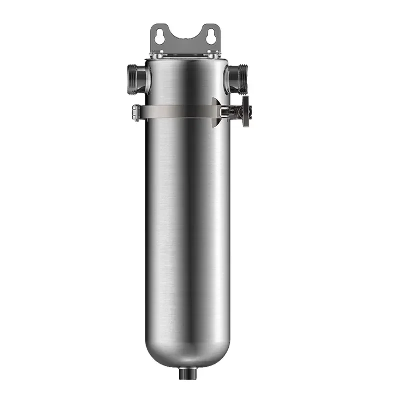 304 Stainless Steel Large Flow Manual Backwash Tap Purifier Whole House Water Pre-Filter Household Water Center Water