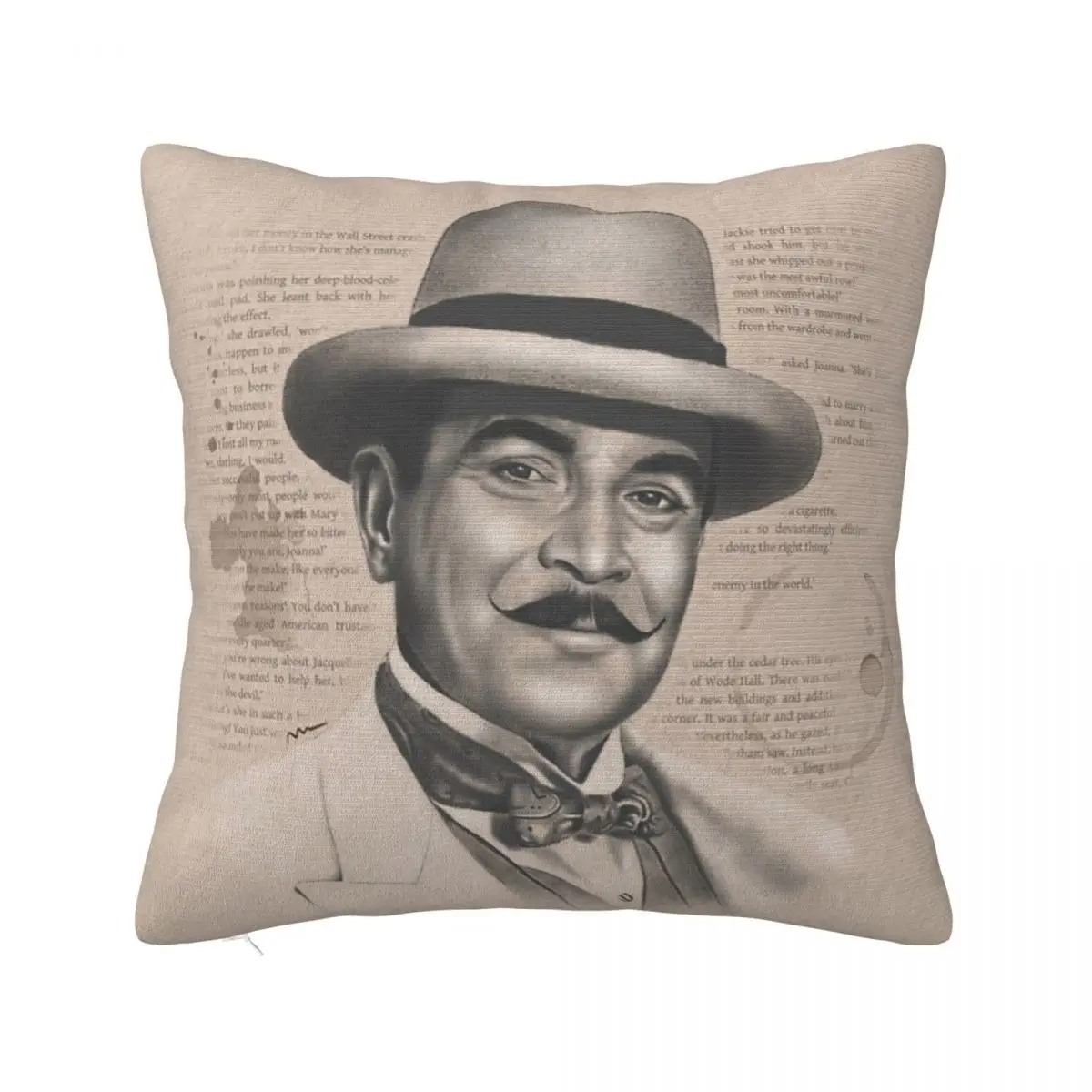 Hercule Poirot Pillow Cover Pillows Cover Anime Body Pillow Case Pillow Case Pillow Cover